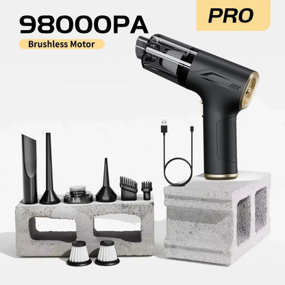 98000PA Car Vacuum Cleaner Portable Wireless Cleaner Powerful Strong Suction Handheld Cleaning Machine for Home Appliance