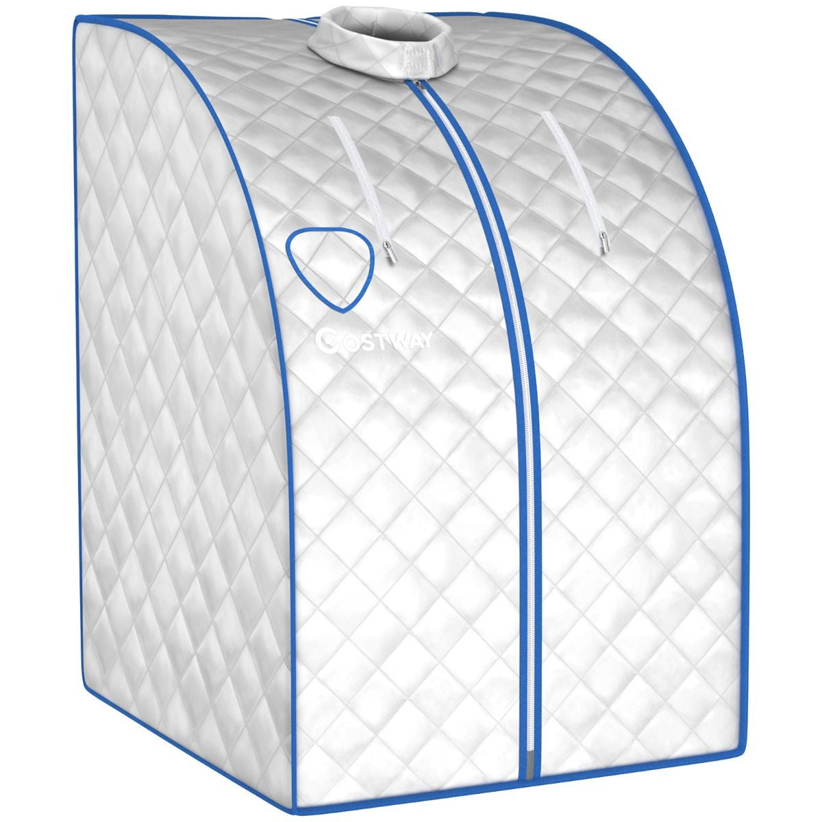 Cabine De Sauna Portable Pliable 3L Avec Télécommande 9 Options De Minuterie Fonction De Vaporisation Puissance 1000 W Noir/Gris/Argent