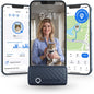 – Collier GPS Chat Connecté Mini | N° 1 Des GPS Pour Chats | Localisation GPS En Direct | Historique De Localisation Et Fonction Territoire | Collier De Sécurité Inclus (Bleu Foncé)