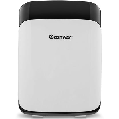 Mini Réfrigérateur 15L 2 En 1 Mini Frigo Portable Fonction De Refroidissement Et De Chauffage Blanc/Noir