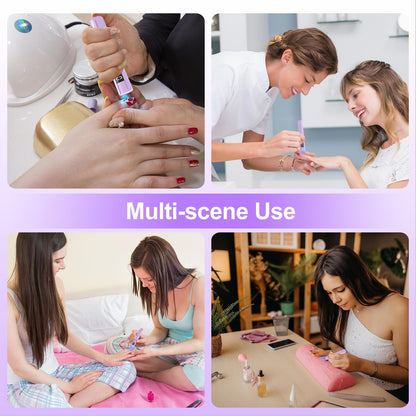 Mini Lampe UV Ongles Gel, Petite Lampe À Ongles Led UV, Séchage Ultra Rapide USB Portable Lampe UV Pour Gel Pose Americaine, Vernis Semi Permanent, Violet
