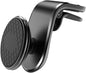 Support Telephone Voiture Magnetique,Support Voiture Auto Universel Rotation 360° Aimant Telephone Voiture Et Un Bouton De Libération Pour Smartphones Et GPS 4.7-6.7 Pouces - Noir
