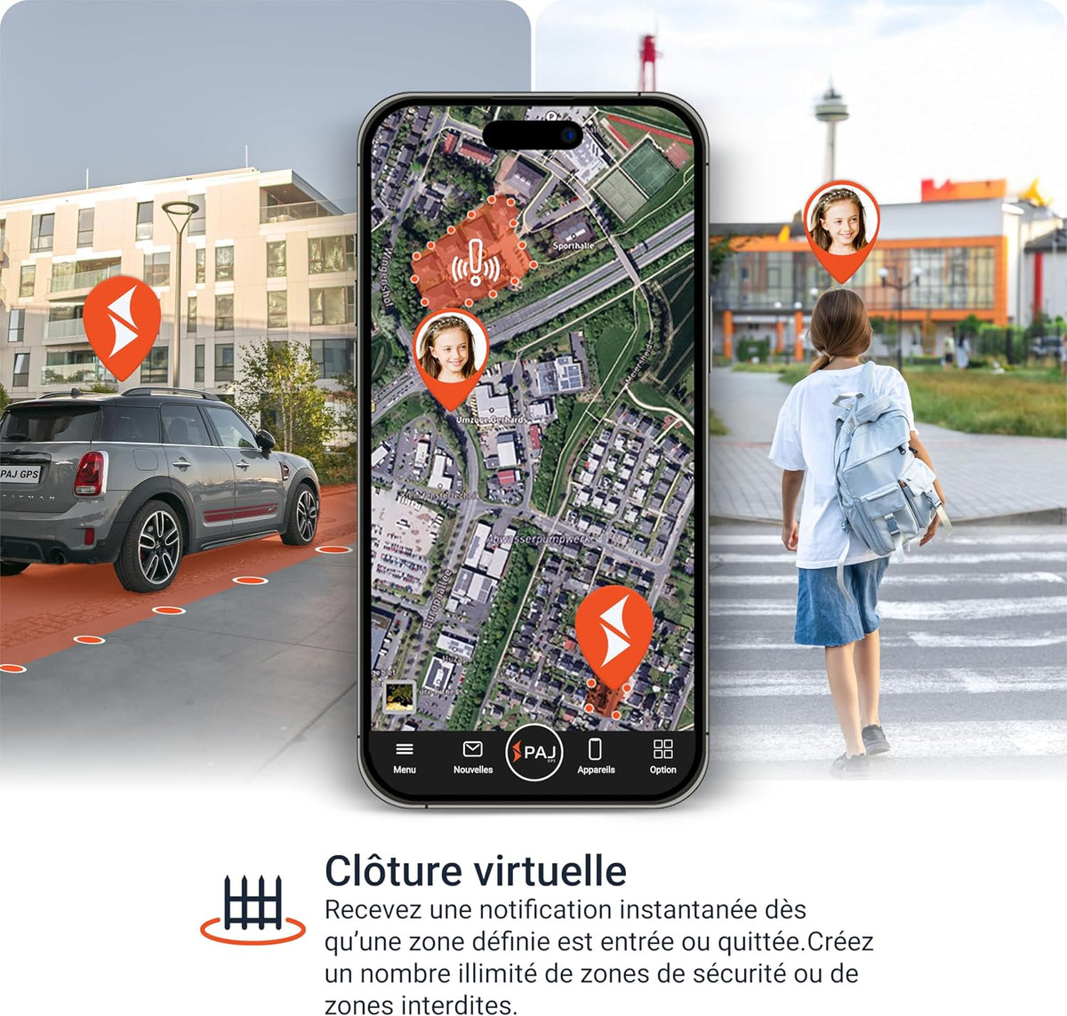 Allround Finder – Traceur GPS Voiture, Moto, Objets, Personnes Âgées Et Enfants– Tracker GPS En Temps Réel– Autonomie De 20 À 60 Jours (Mode Veille)