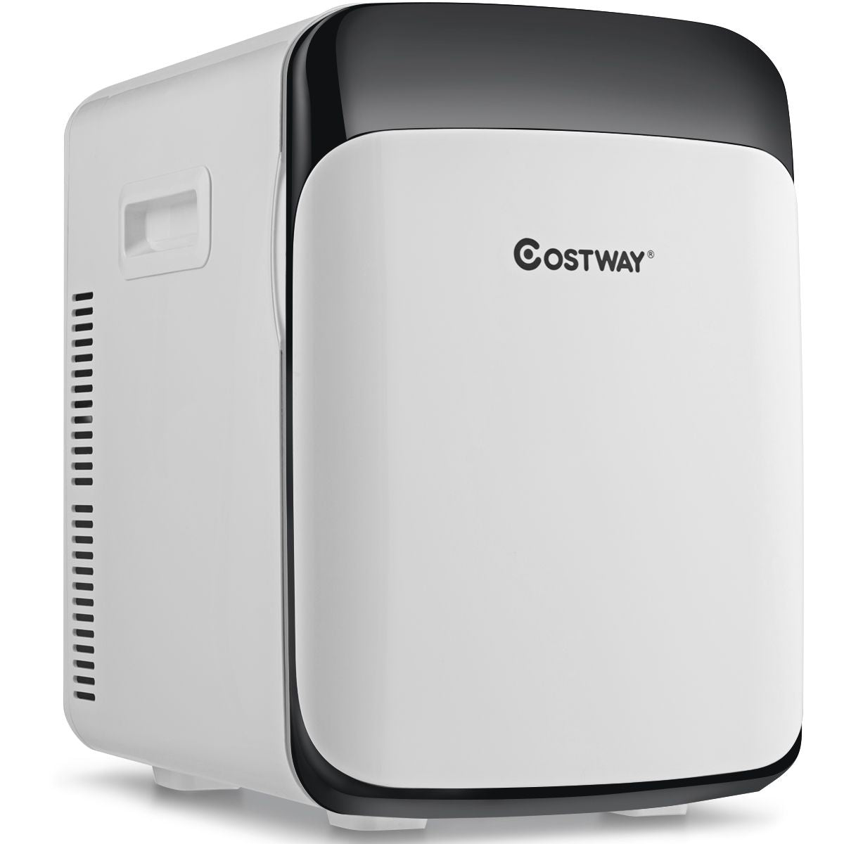 Mini Réfrigérateur 15L 2 En 1 Mini Frigo Portable Fonction De Refroidissement Et De Chauffage Blanc/Noir