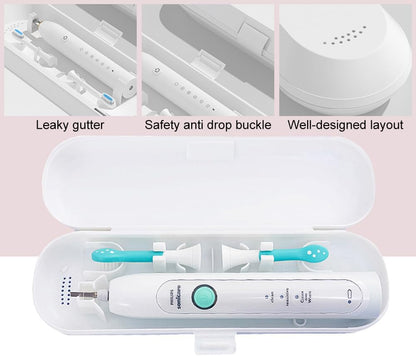 Boite Brosse a Dent Electrique, Etui Voyage Brosse a Dent Electrique, 2 Pièces Étui Brosse À Dents Électrique De Rangement, Convient Aux Voyages Et Aux Voyages D'Affaires