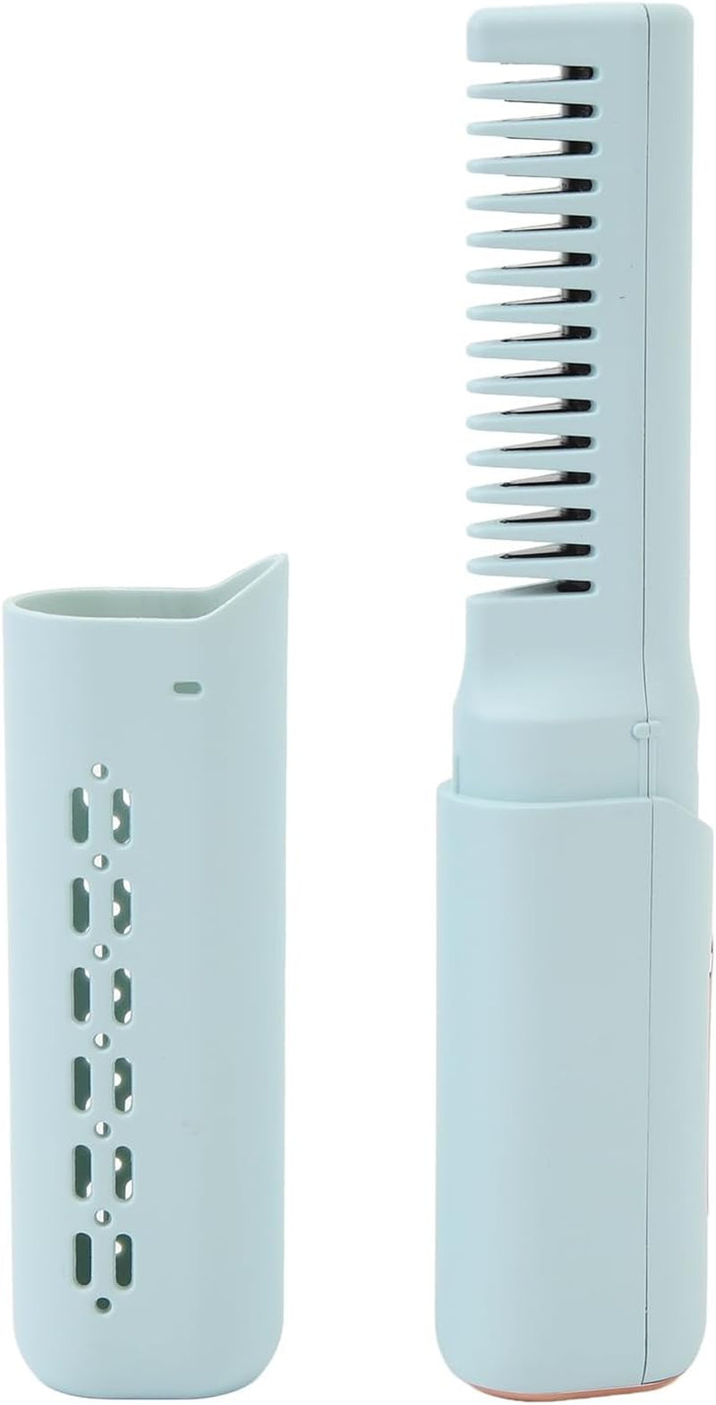 Peigne À Lisser Les Cheveux, 3 Températures Réglables Brosse À Lisser Les Cheveux Sans Fil Rechargeable, Brosse Lissante Portative Pour Femmes, Outil Peigne Coiffure À Sertir