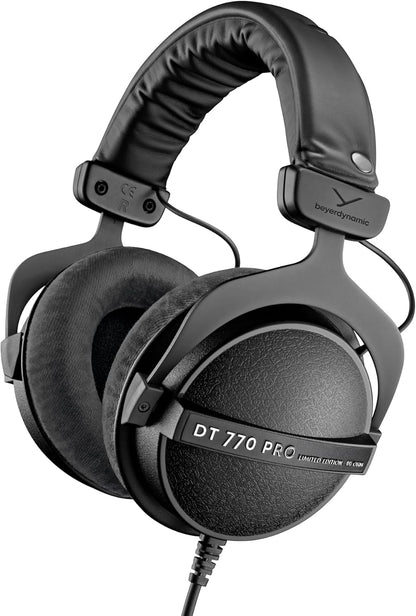 DT 770 Pro 80 Ohm Noir Édition Limitée Fermée, Câblée Pour L'Enregistrement Et Le Monitoring Professionnels
