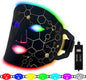 Masque LED Visage Luminothérapie, 7 Couleur Masque Luminothérapie Visage, Raffermissant Rajeunissant Anti-Âge Pour Les Cicatrices D'Acné