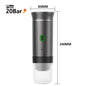 Wireless Electric Portable Espresso Coffee Machine for Car & Home Camping Coffee Maker 3-In-1 Capsule Powder Travel Coffee Maker