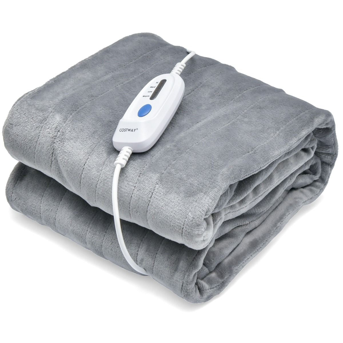 Couverture Chauffante Électrique 130X180Cm 4 Niveaux De Chauffage Télécommande Minuterie D'Arrêt Automatique 8H Couverture En Flanelle 5 Couleurs Au Choix