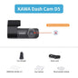 2K Dash Camera for Car DVR Dash Cam in the Car  D5 Video Recorder Emergency Voice Control Wifi APP Monitor WDR Dashcam