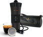 – Handcoffee Auto Set 21002 | Pack Avec Machine a Café/Sac De Transport/Tasse/Serviette | Cafetiere 12V Pour Dosette Senseo - Cafetiere Allume Cigare - Cafetière Voiture, Camping-Car