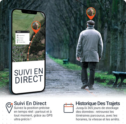 Allround Finder – Traceur GPS Voiture, Moto, Objets, Personnes Âgées Et Enfants– Tracker GPS En Temps Réel– Autonomie De 20 À 60 Jours (Mode Veille)
