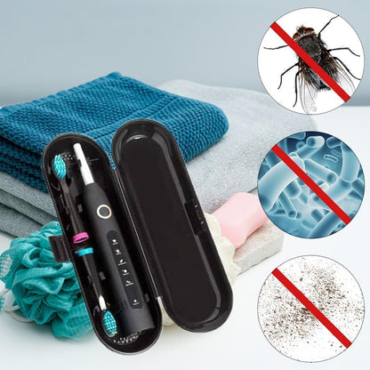 Boite Brosse a Dent Electrique, Etui Voyage Brosse a Dent Electrique, 2 Pièces Étui Brosse À Dents Électrique De Rangement, Convient Aux Voyages Et Aux Voyages D'Affaires